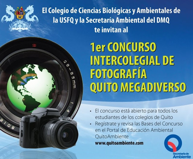 Premiación del I Concurso Intercolegial de Fotografía “Quito Megadiverso”