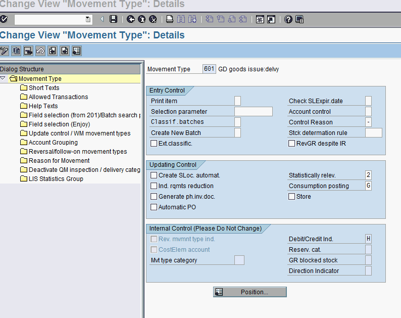 sap movement type 944