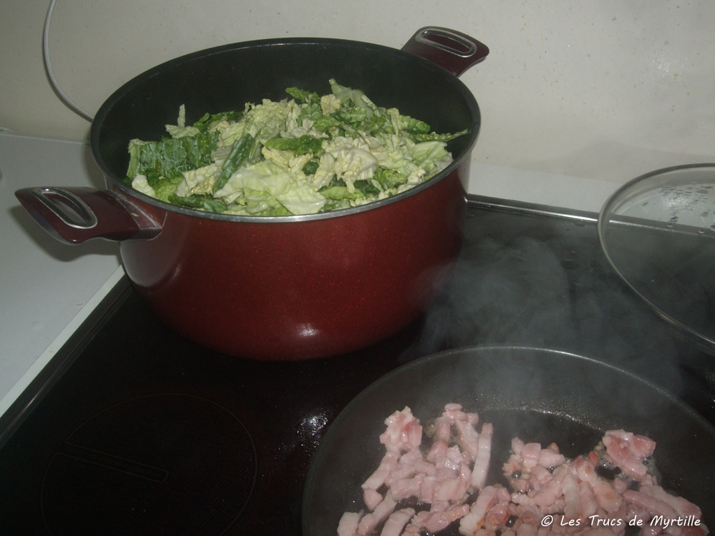 La Cuisine de Myrtille: Embeurrée de chou vert, pommes de terre et carottes