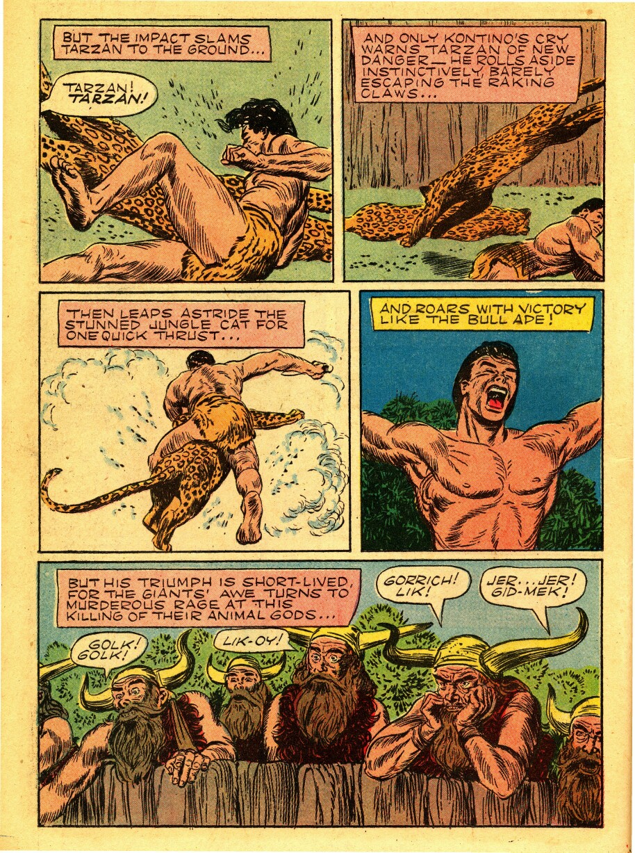 Read online Tarzan (1948) comic -  Issue #37 - 22