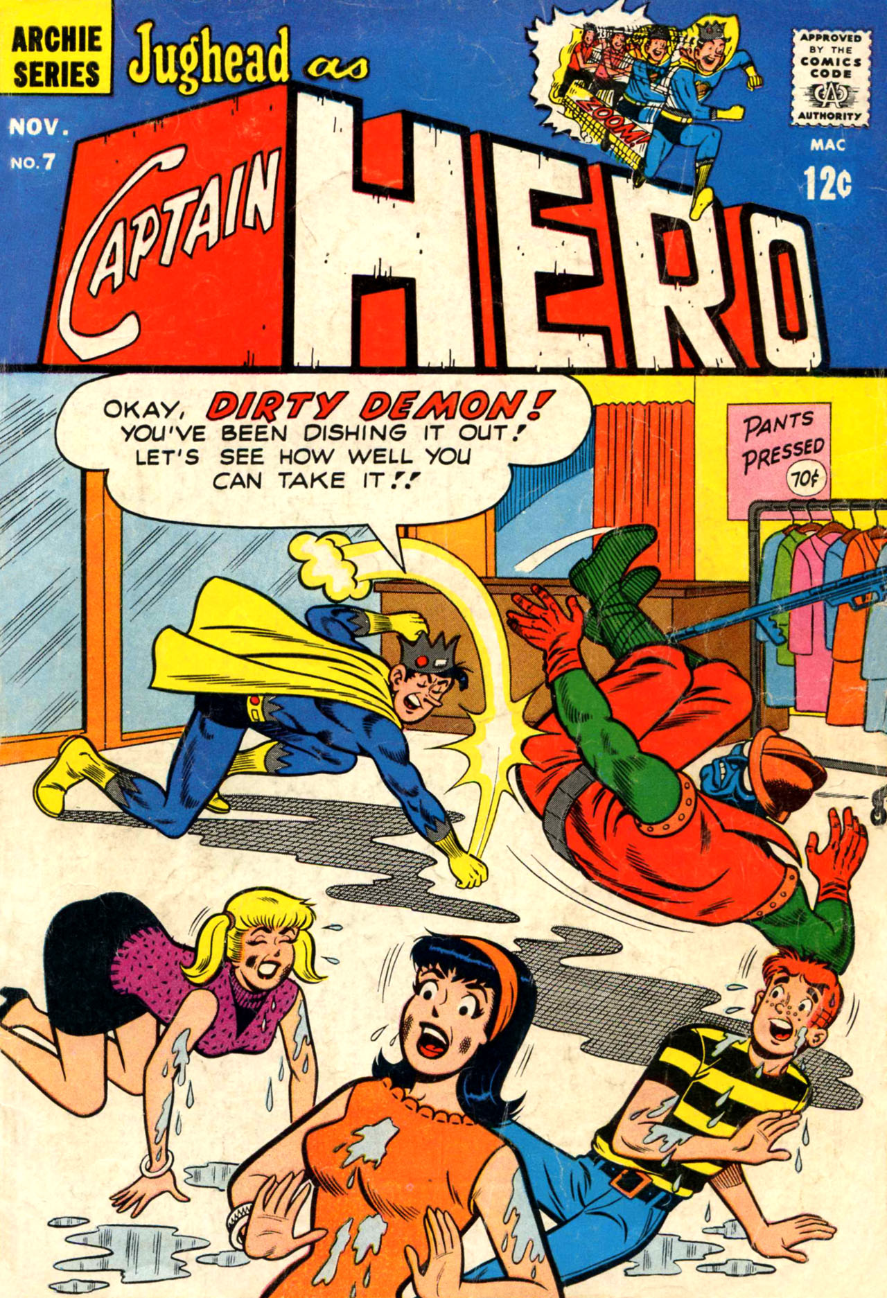 Read online Jughead As Captain Hero comic -  Issue #7 - 1
