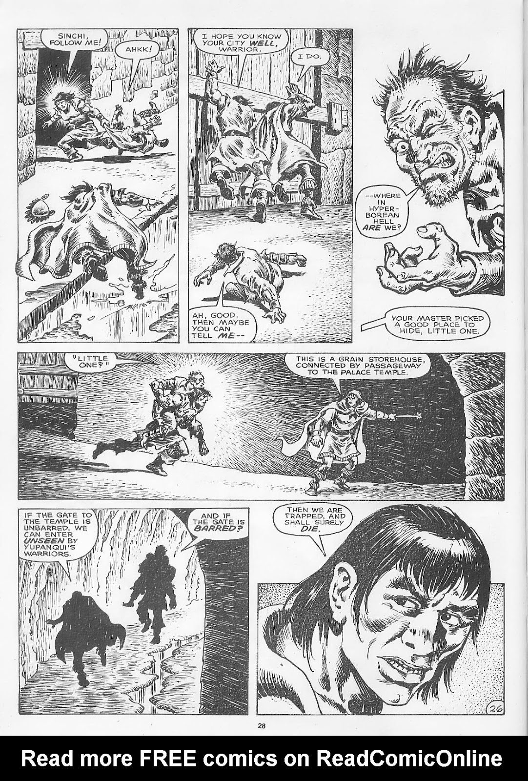 The Savage Sword Of Conan issue 166 - Page 30