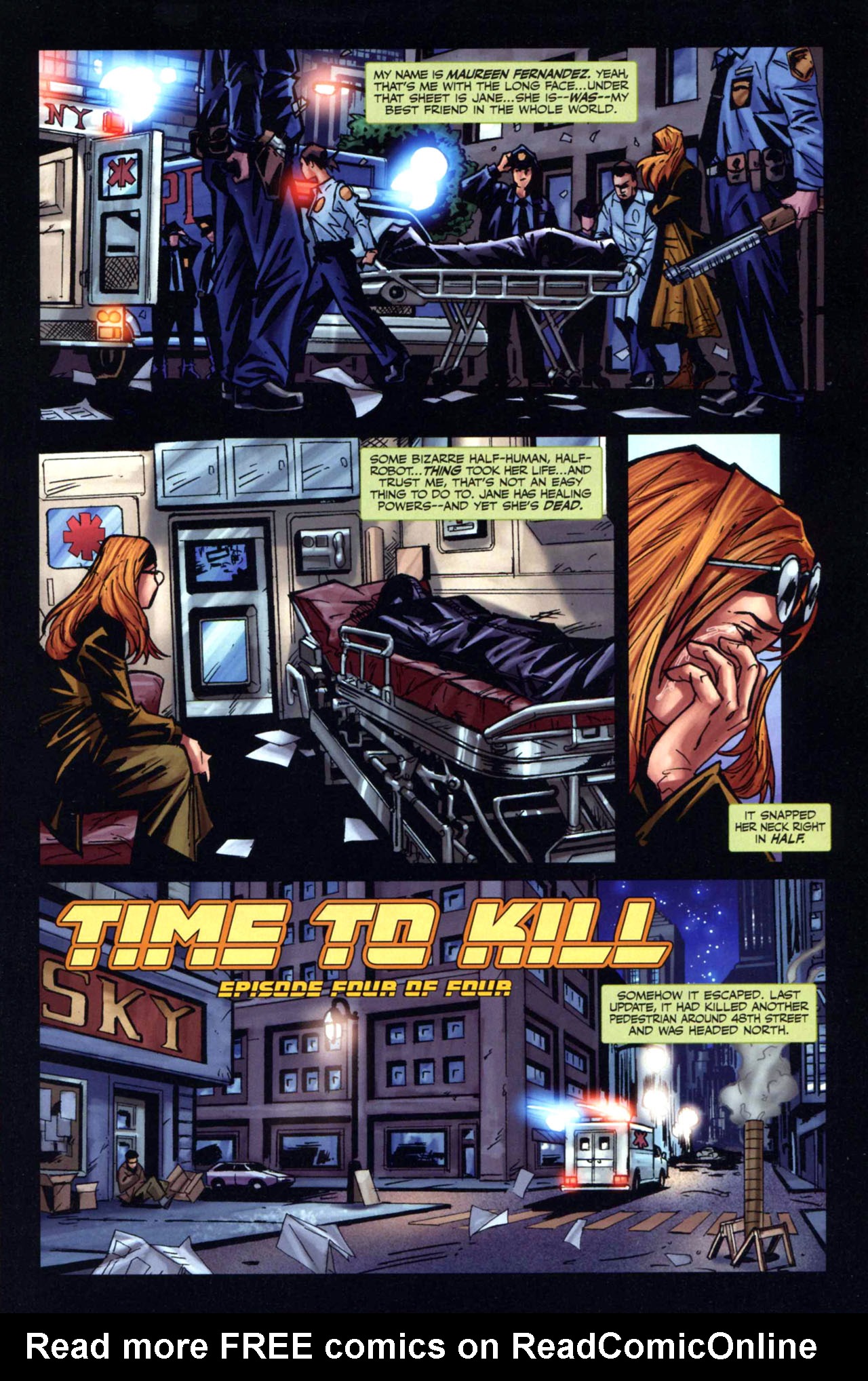 Read online Painkiller Jane Vs. Terminator comic -  Issue #4 - 5
