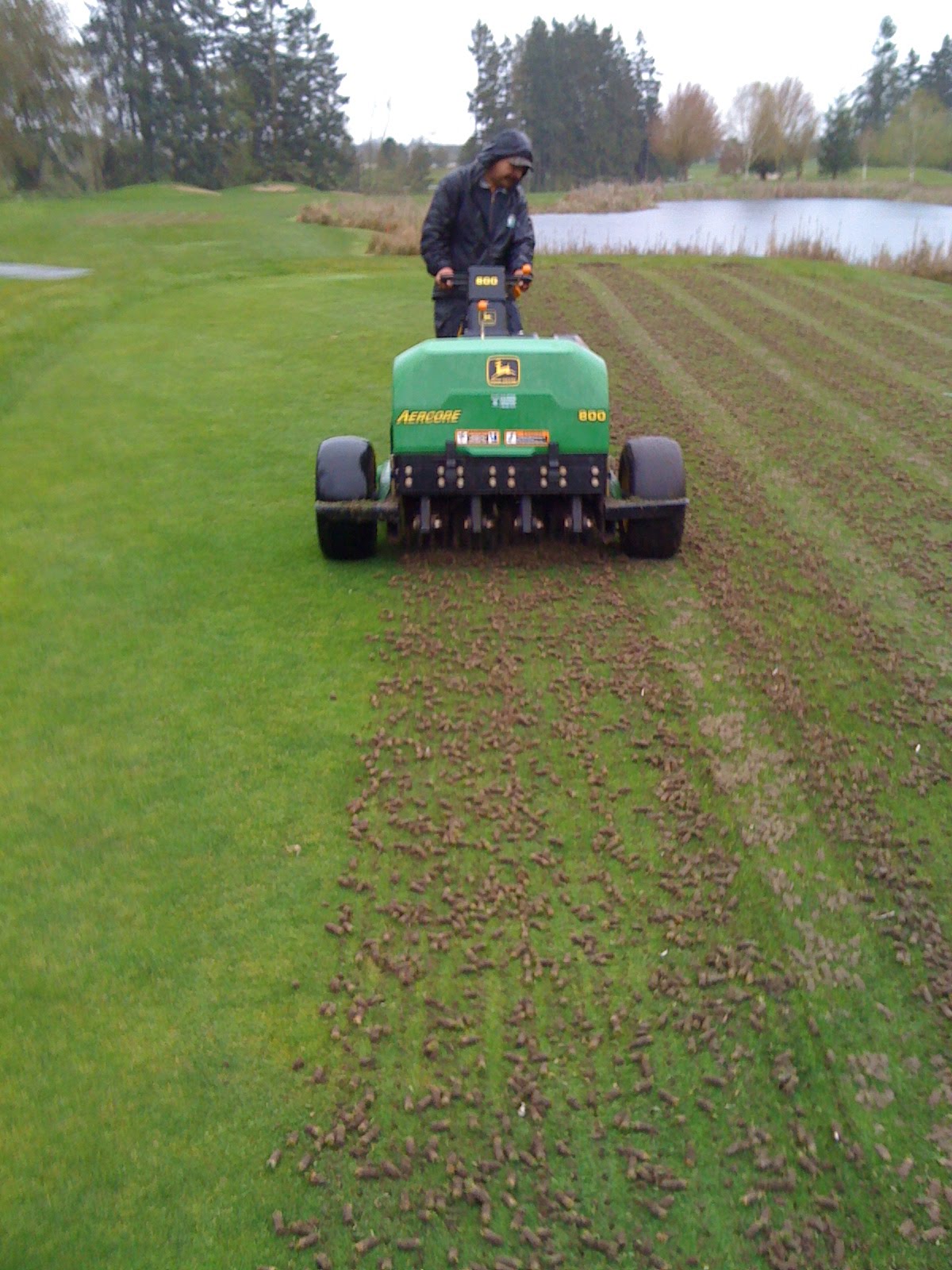 OGA TURF CARE: Greens Aerification