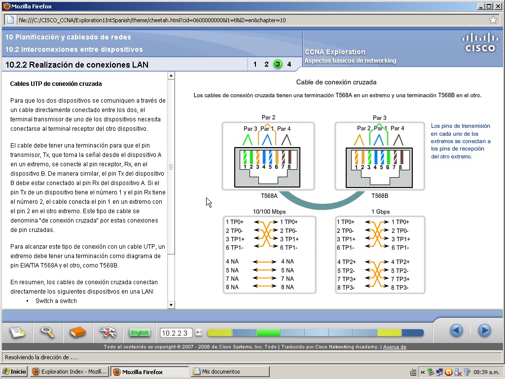 ACTIVIDADES DE CABLEADO ESTRUCTURADO Y HERRAMIENTAS CABLE CRUZADO