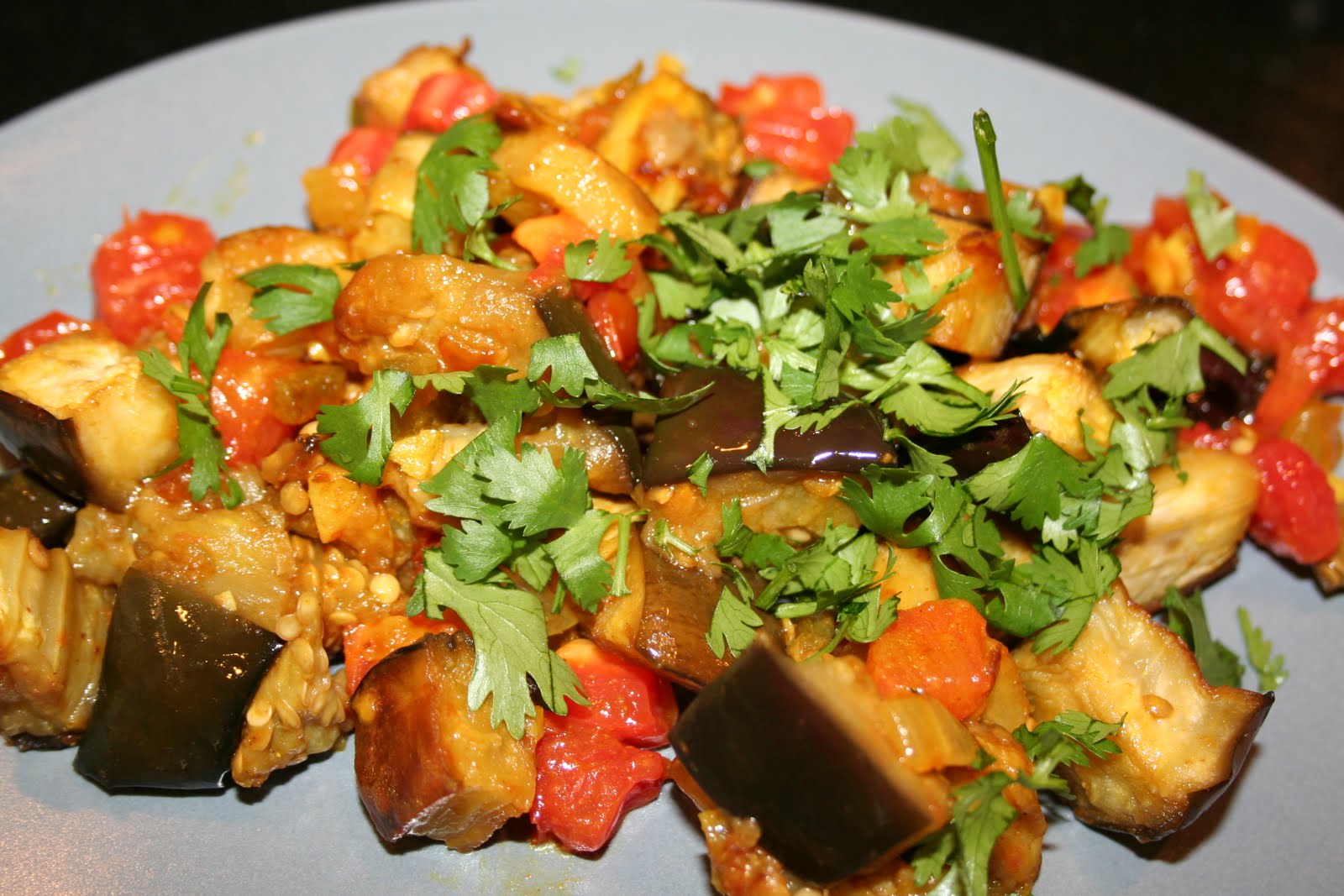 Sauteed Eggplant with Indian Spices | All Day I Dream About Food