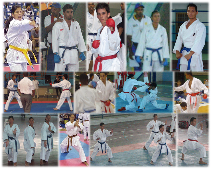 Integrantes del equipo de Karate del CUFM