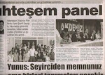 düşünce platformundan panel.