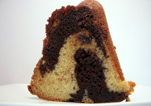Marble Chocolate Vanilla Bundt Cake