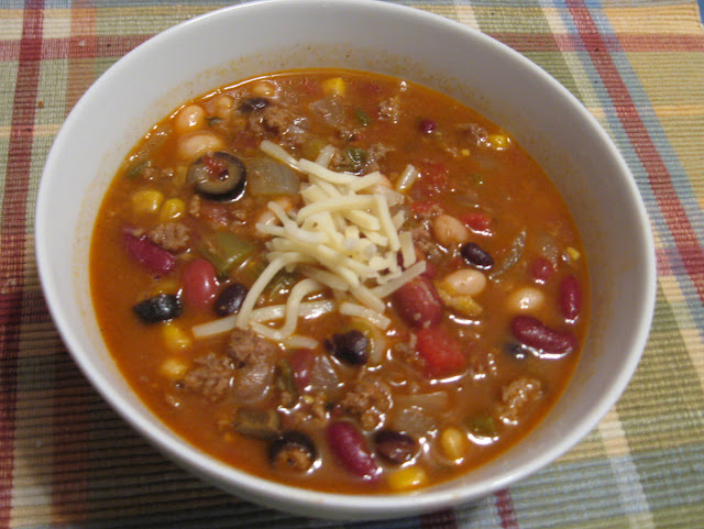 Passionate Perseverance: taco soup from paula deen...