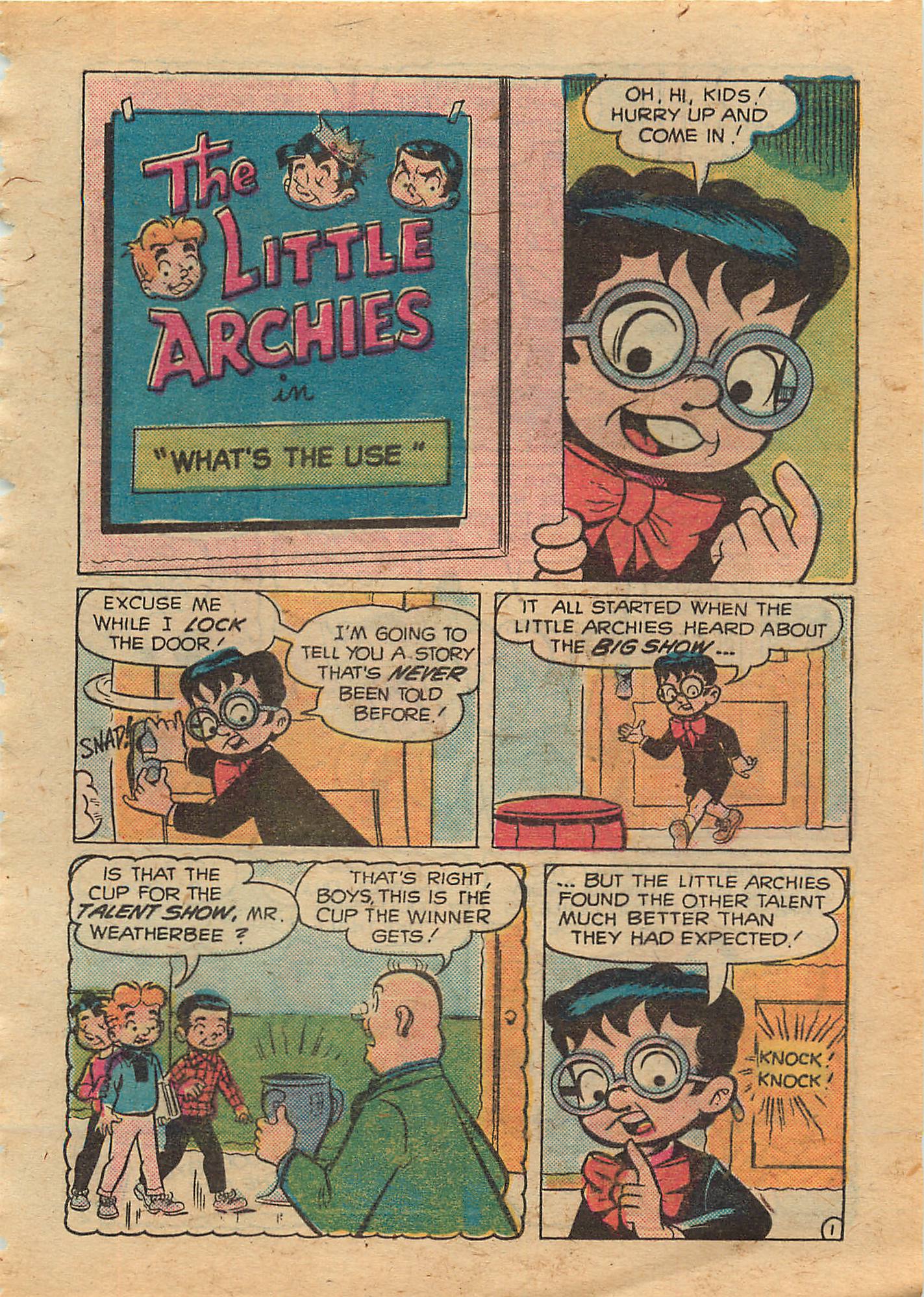 Read online Little Archie Comics Digest Magazine comic -  Issue #1 - 136