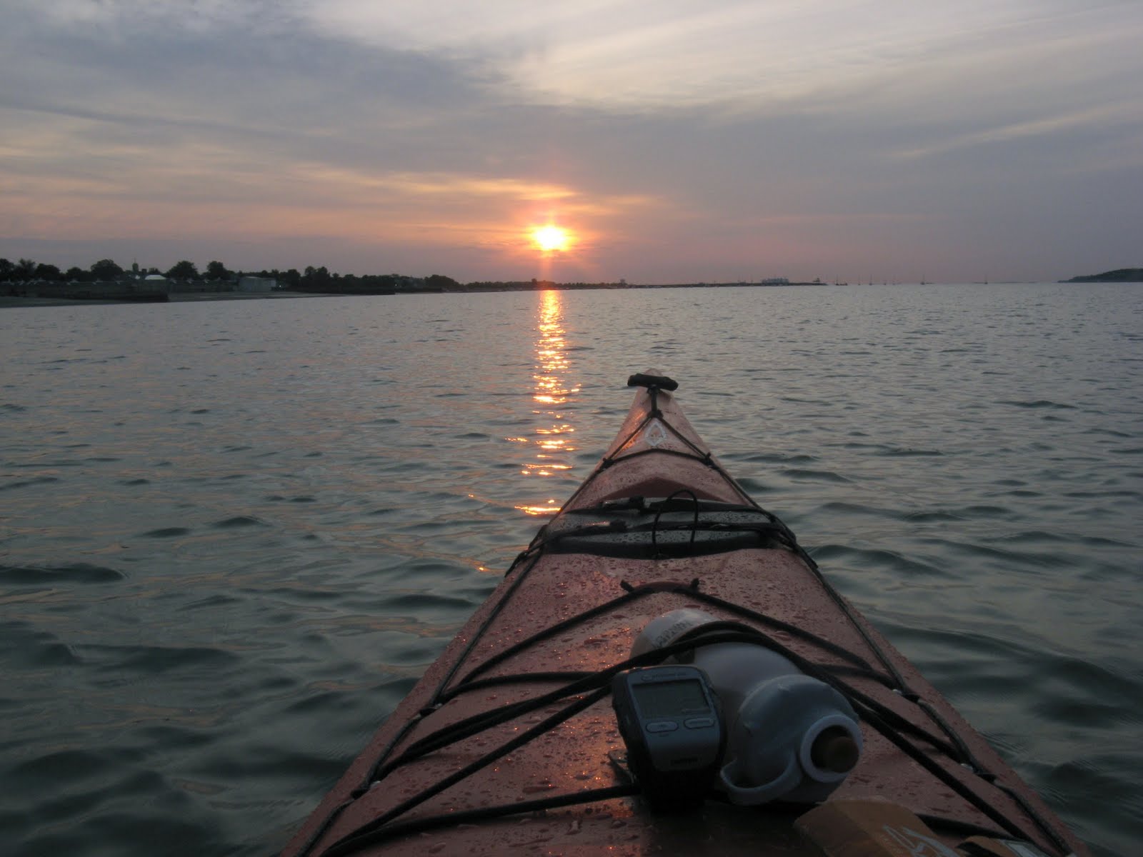 Carve the flow Sunrise Sea Kayak Boston Harbor Islands