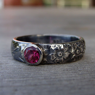 pink tourmaline ring