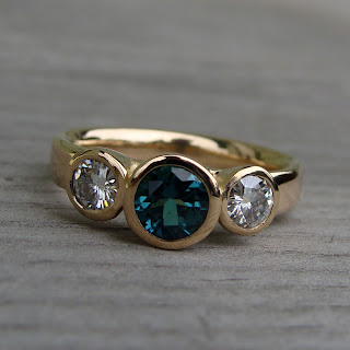 tourmaline engagement ring