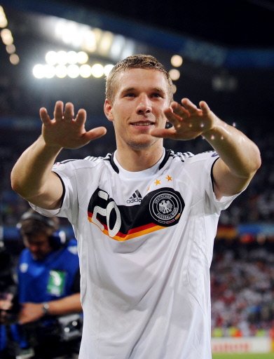 SOCCER PLAYERS WALLPAPER: Lukas Podolski World Cup 2010 Football Pictures