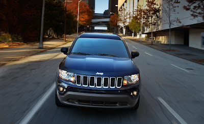 2011 Jeep Compass Front Grill in Motion View