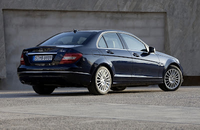 2012 Mercedes-Benz C-Class Rear Angle View