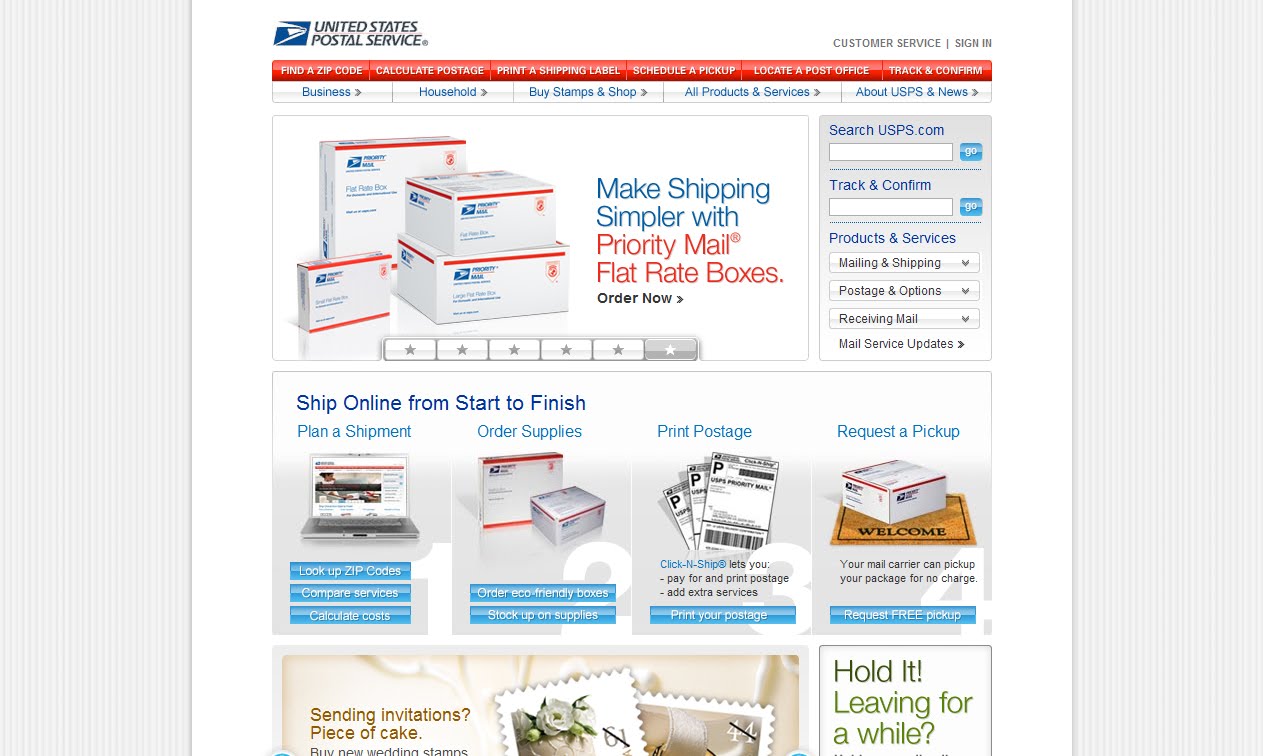 click n ship first class