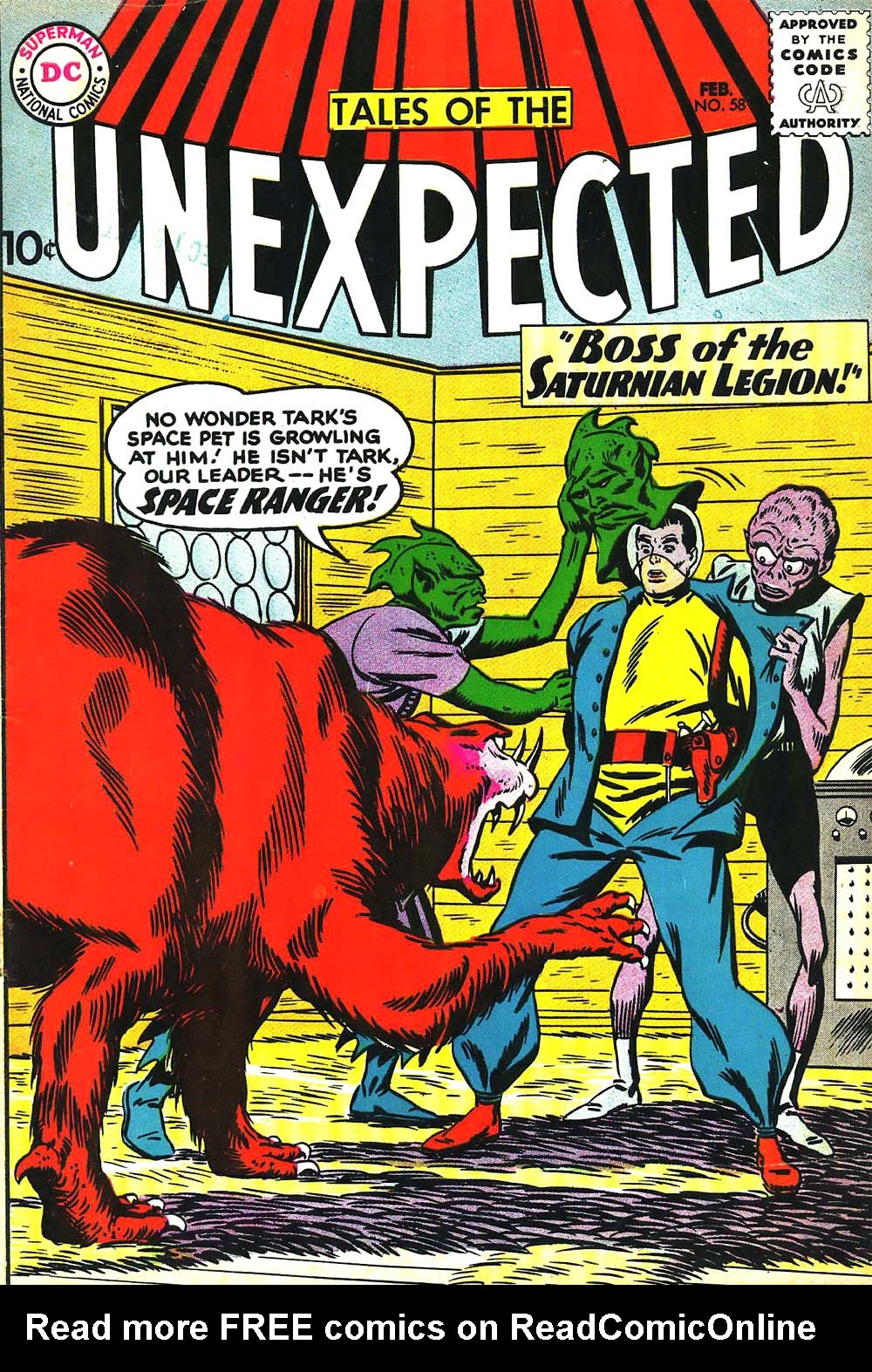 Read online Tales of the Unexpected comic -  Issue #58 - 1