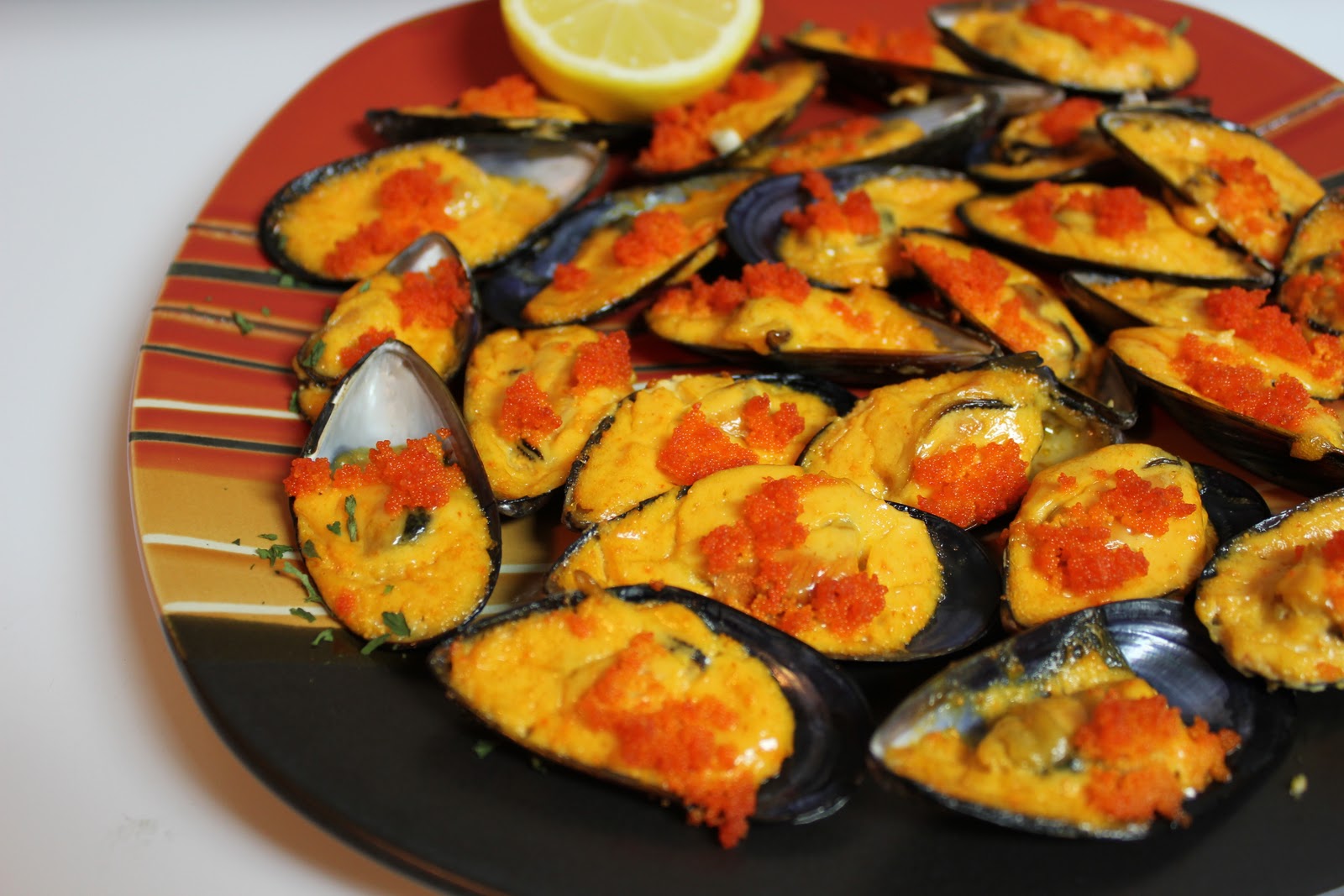 For Palate's Sake! Baked Mussels in Dynamite Sauce
