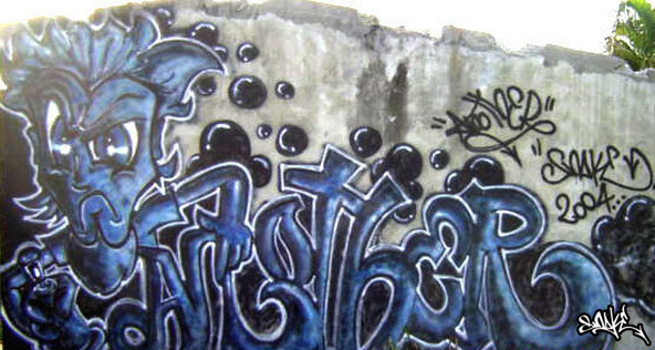Snake (AC): graffiti