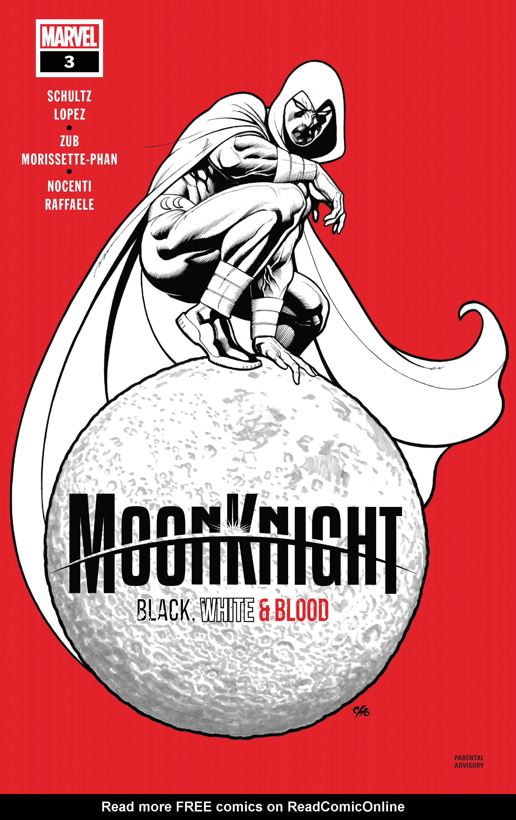 Read online Moon Knight: Black, White & Blood comic -  Issue #3 - 1