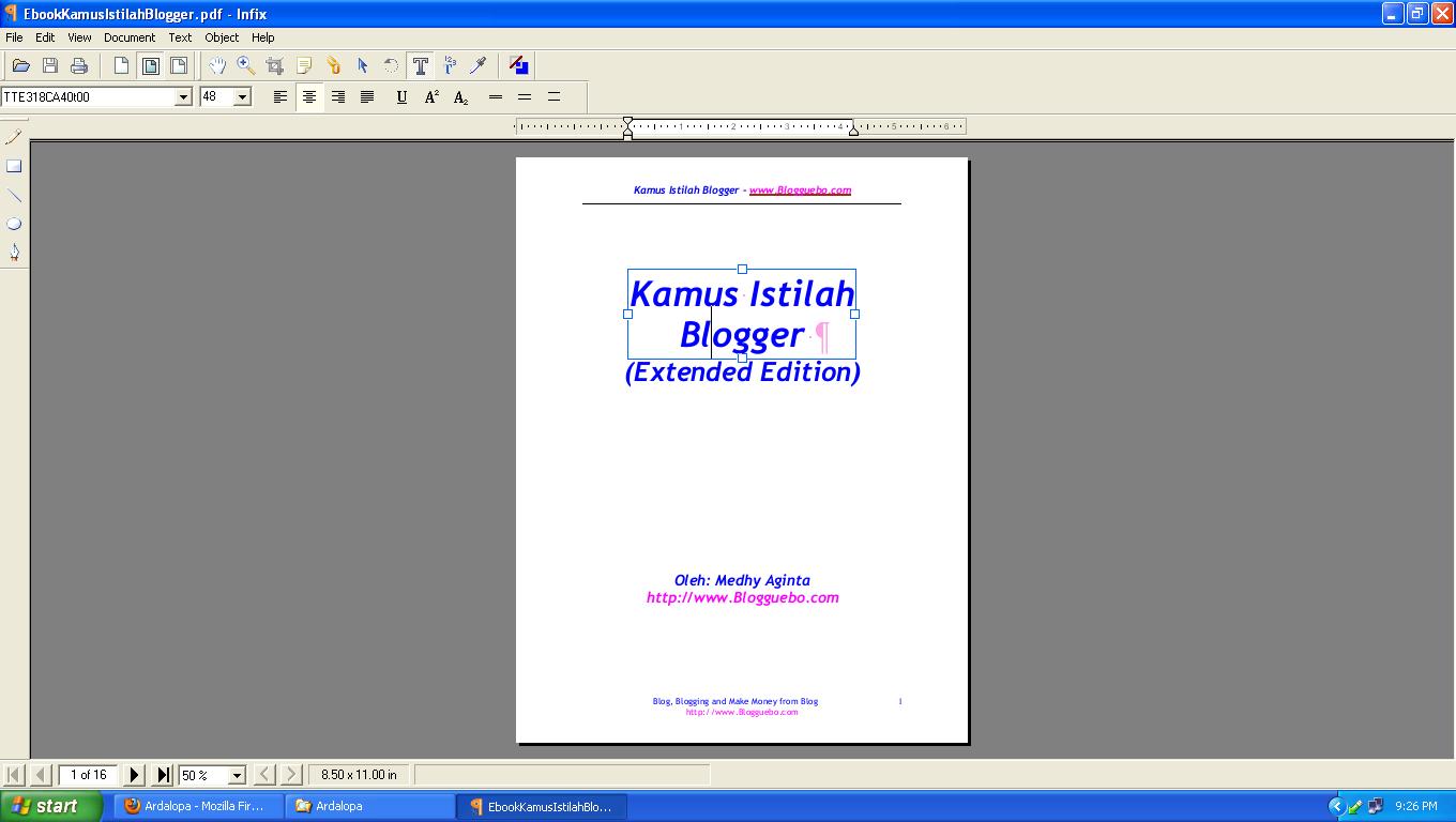 Ardalopa Cara Mudah Edit Tulisan di PDF dengan Infix PDF Ardalopa Cara Mudah Edit Tulisan di PDF dengan Infix PDF