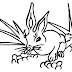 Animais para colorir, desenhos de coelho e outros animais