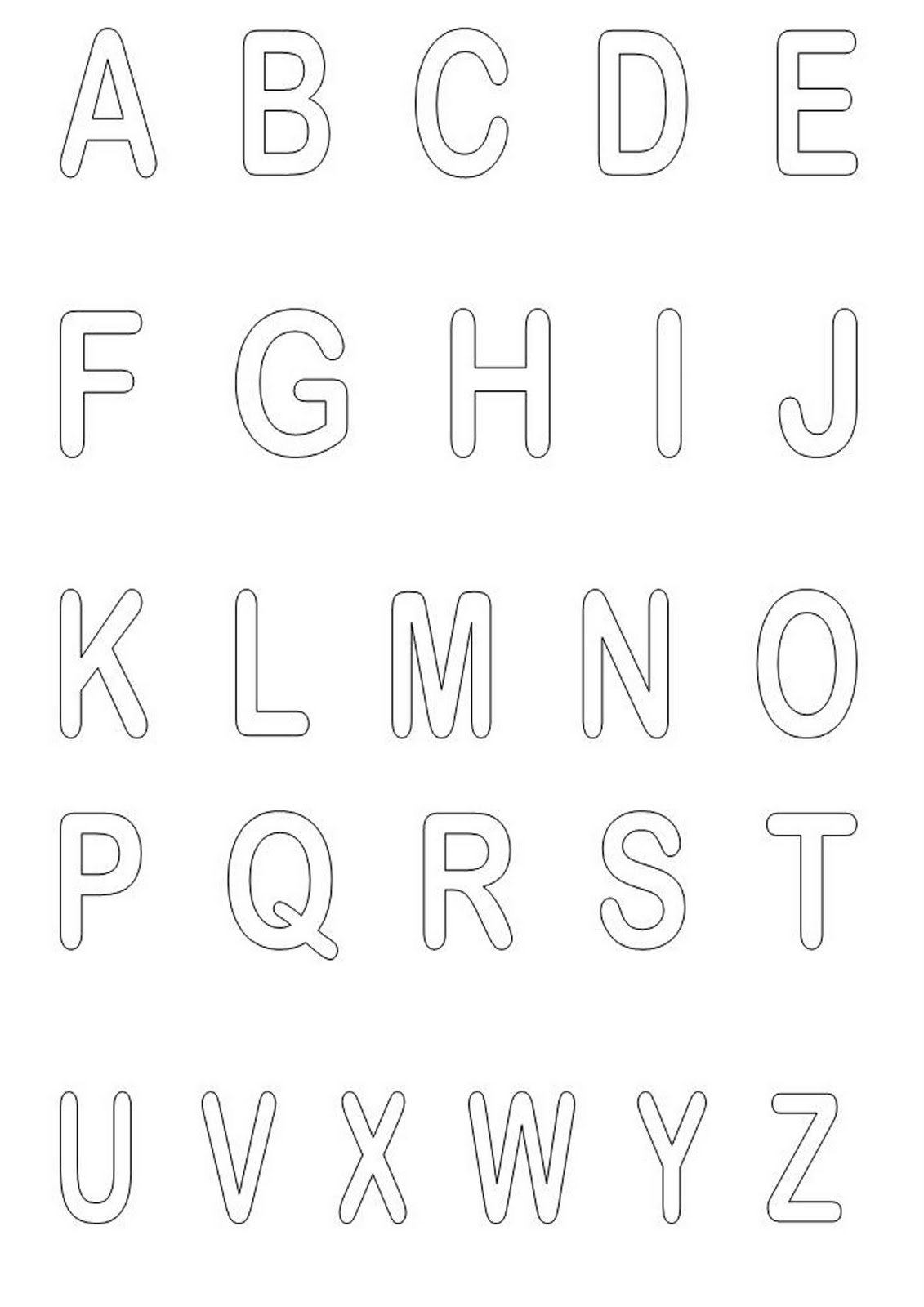 Desenhos Do Alfabeto Para Imprimir - MODISEDU