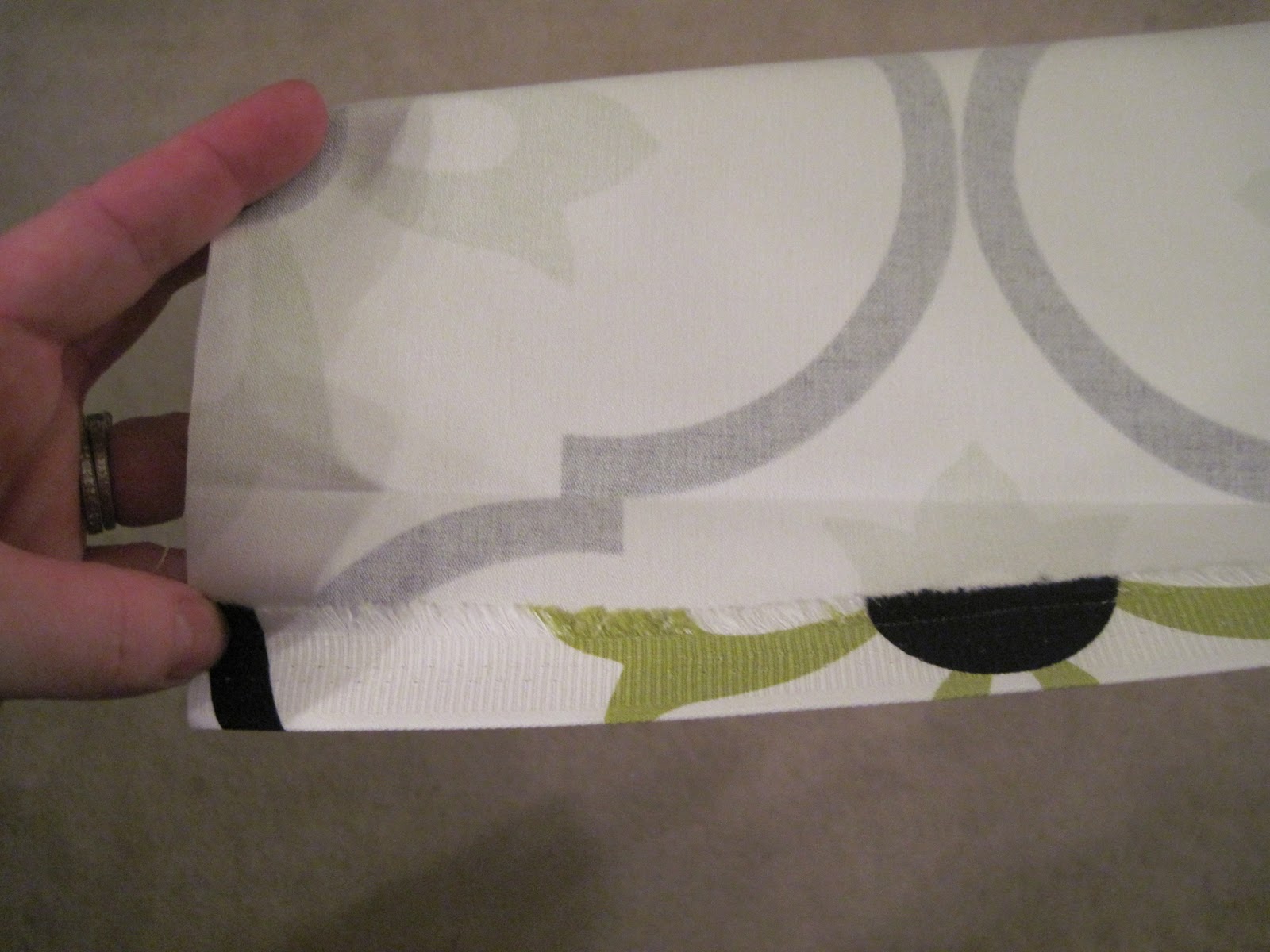 The Reluctant Blogger Make your own Box Pleat Valance