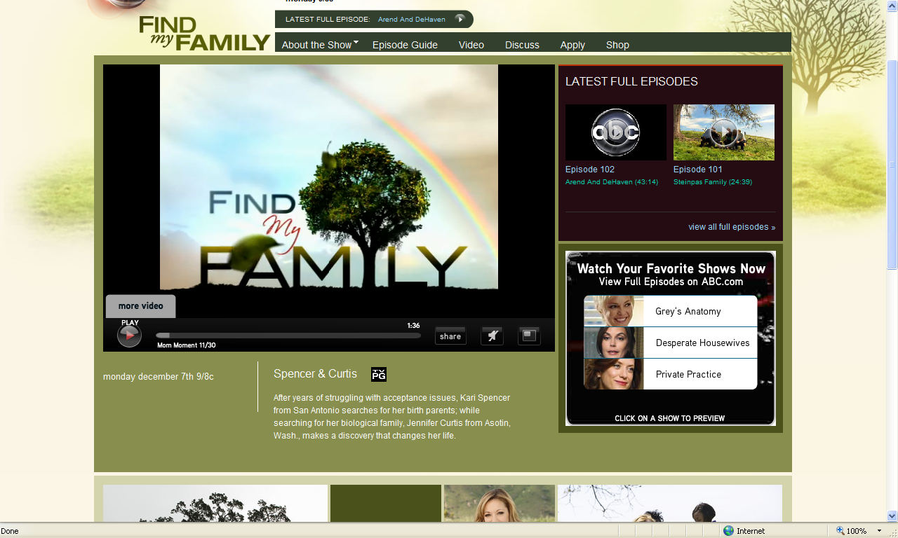 GeneaMusings "Find My Family" on ABCTV