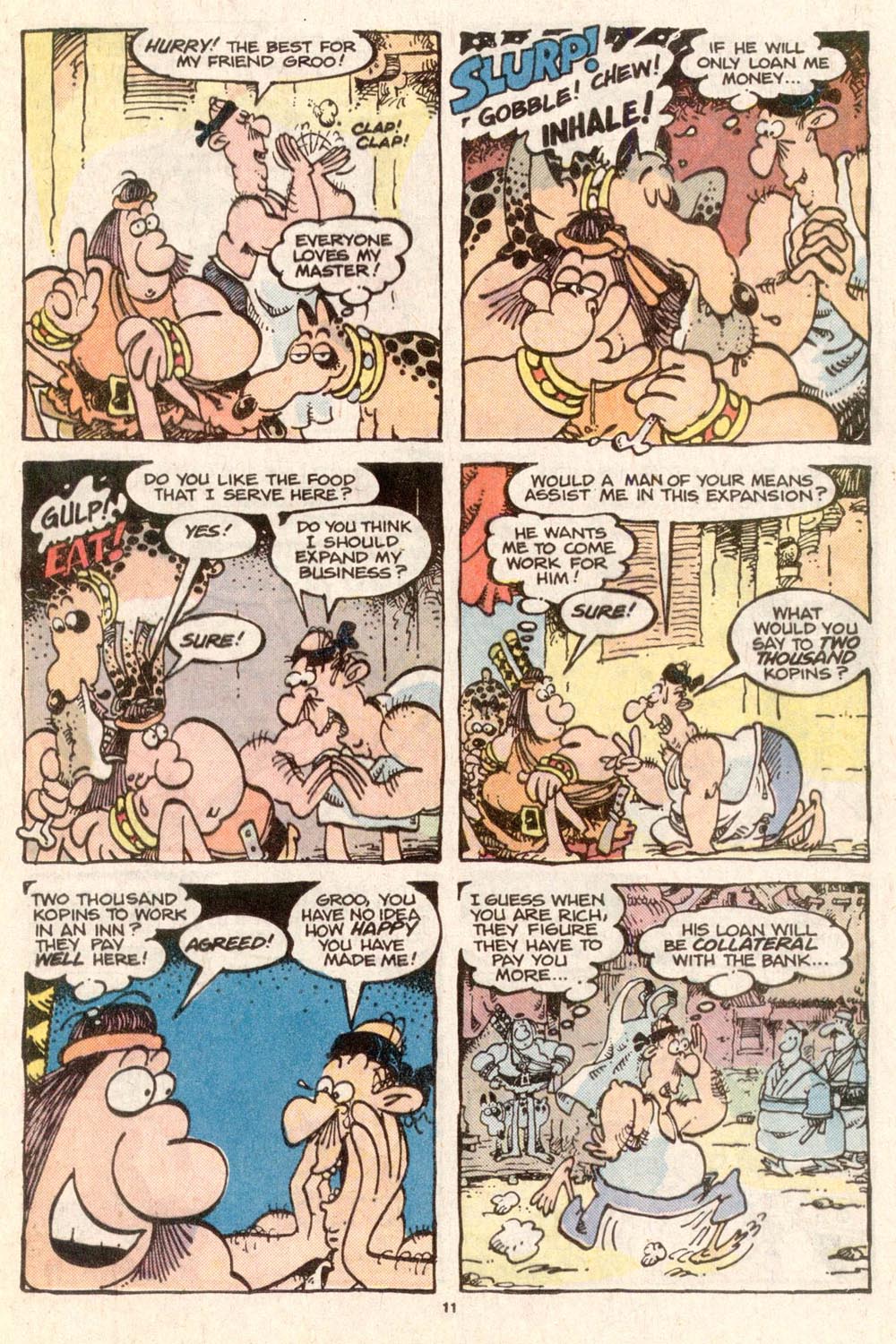 Read online Sergio Aragonés Groo the Wanderer comic -  Issue #32 - 11