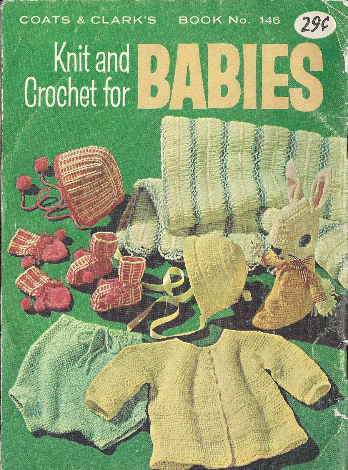 Antique Needle and Hook Patterns Coats and Clark's Book No. 146 Knit