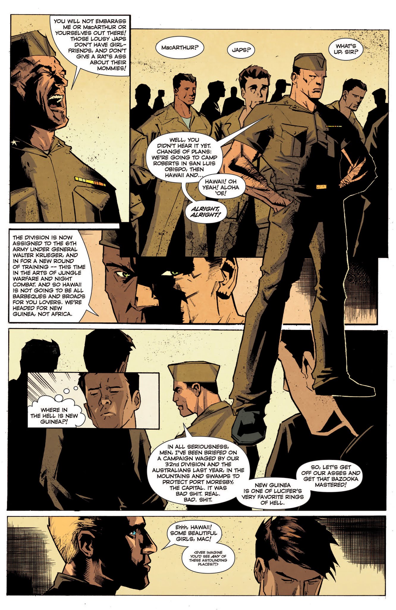 Read online Fever Ridge: A Tale of MacArthur's Jungle War comic -  Issue #1 - 10