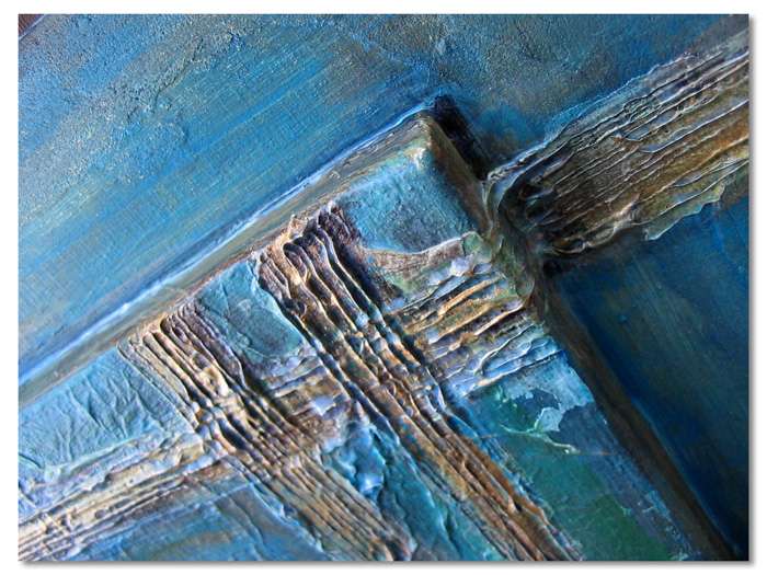 Relief Schilderen Met Acrylverf