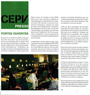 article parut dans le CEPV press
