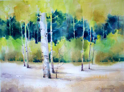 sterling edwards painting watercolor paintings pure artists artist darling landscape trees studio watercolour loose tree cathy landscapes