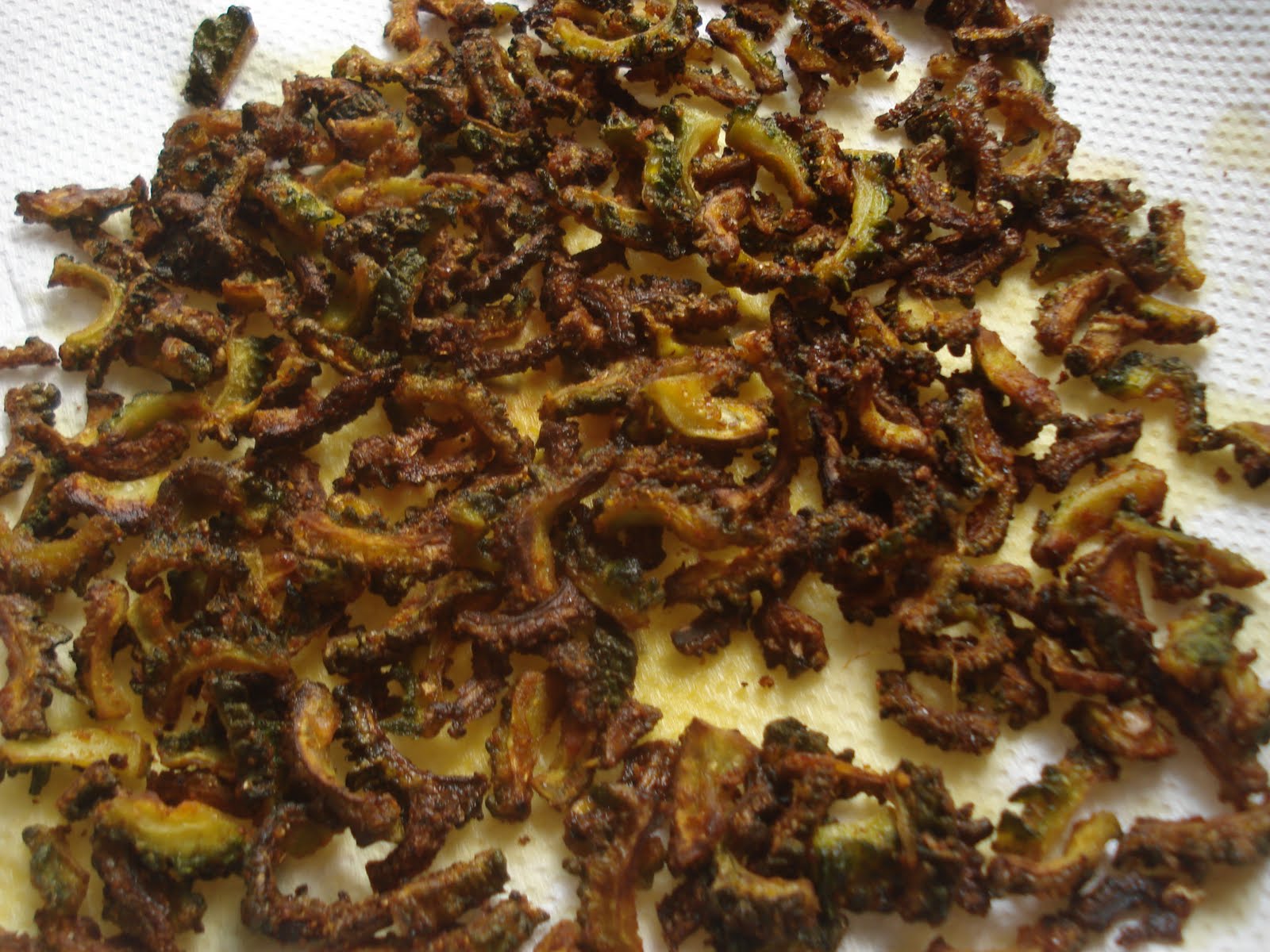 Uma cooks....... Karela/Bitter gourd Fry