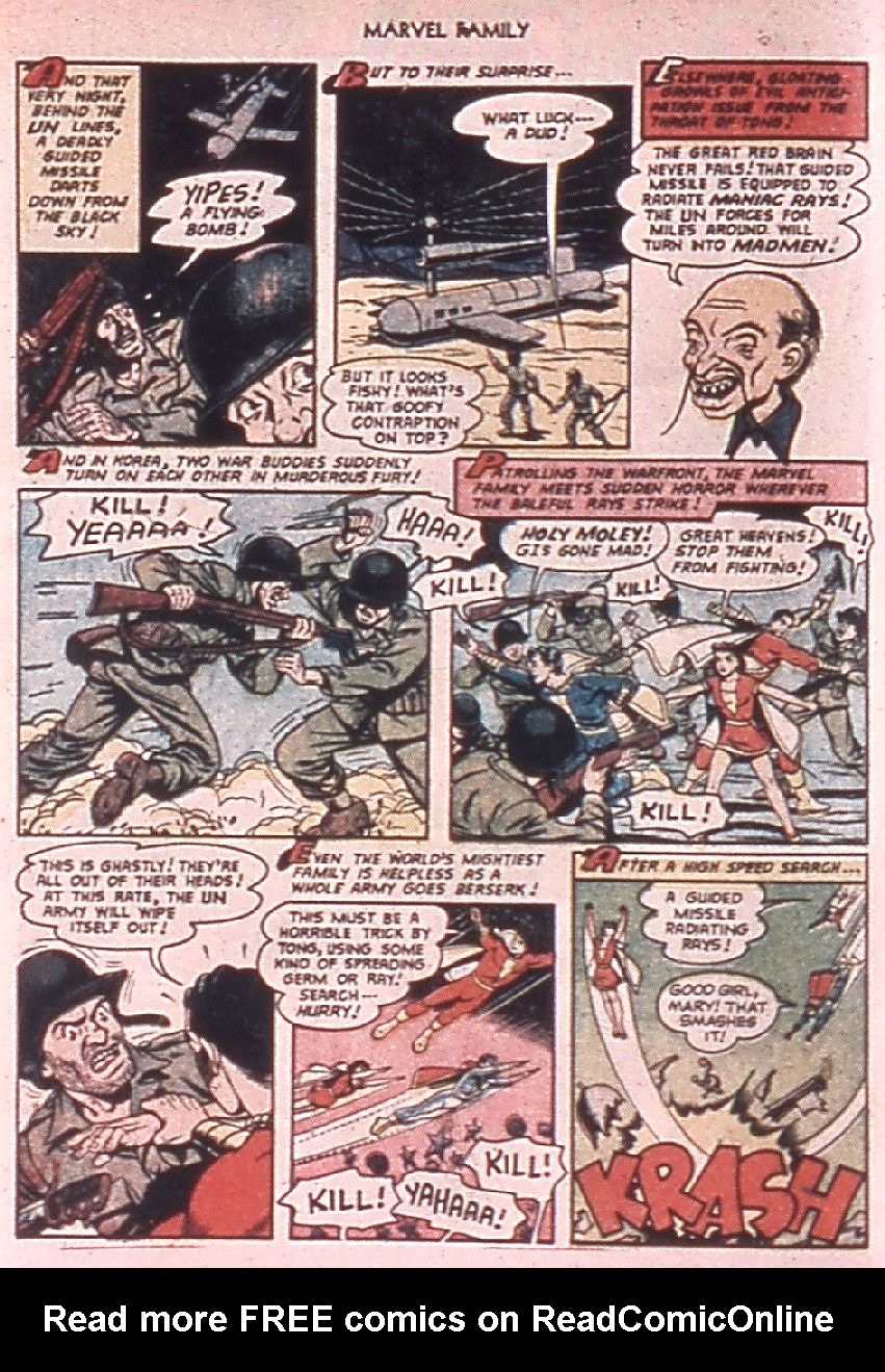 Read online The Marvel Family comic -  Issue #80 - 8