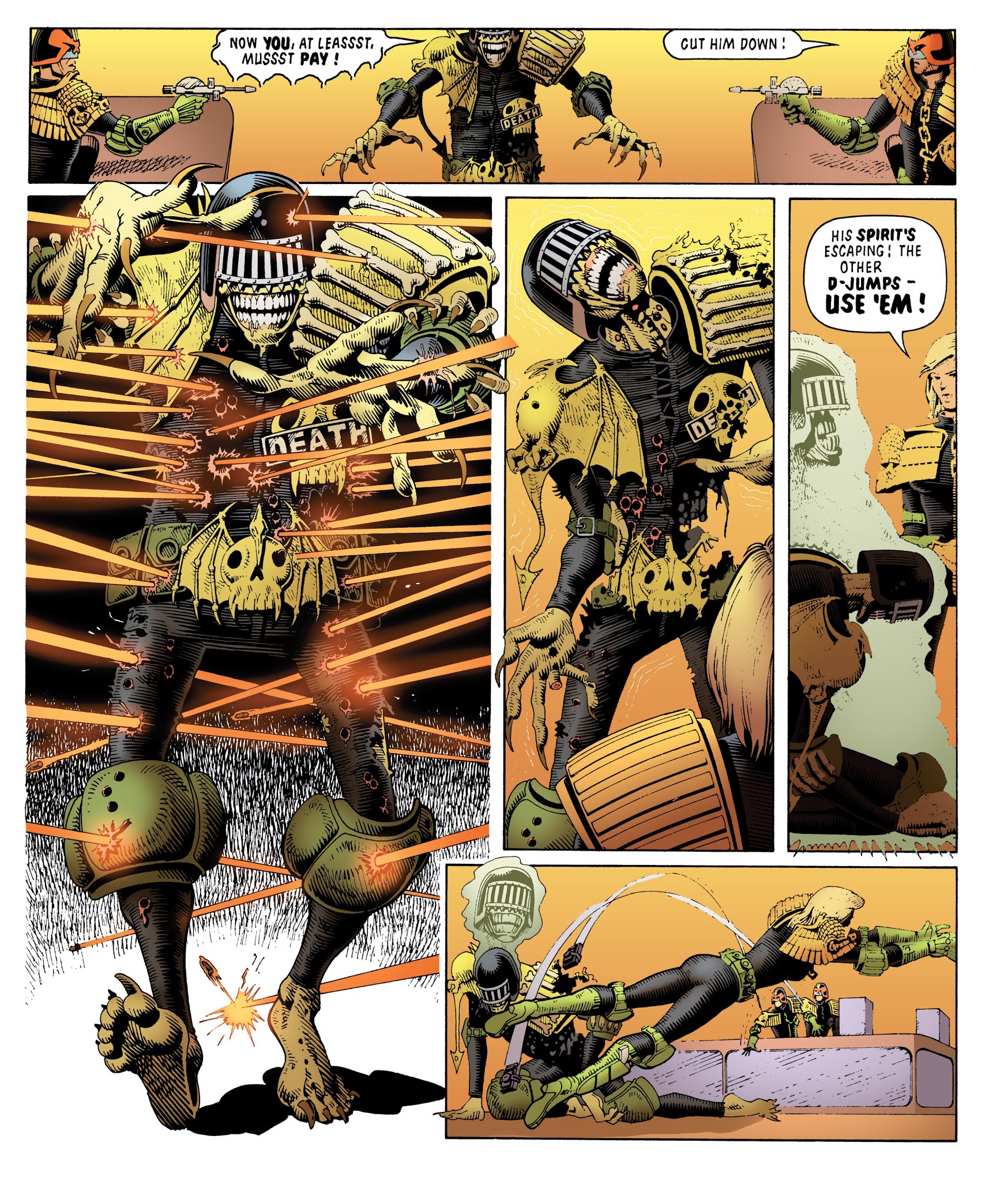 Read online Judge Dredd Classics: The Dark Judges comic -  Issue # TPB - 109