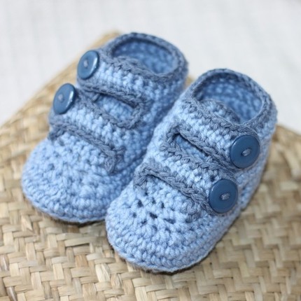 Easy Baby Booties - Free Knitting Pattern for Baby Booties