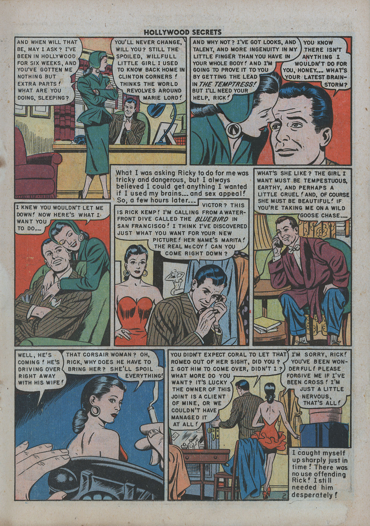 Read online Hollywood Secrets comic -  Issue #6 - 28