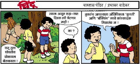 Chintoo comic strip for August 25, 2008