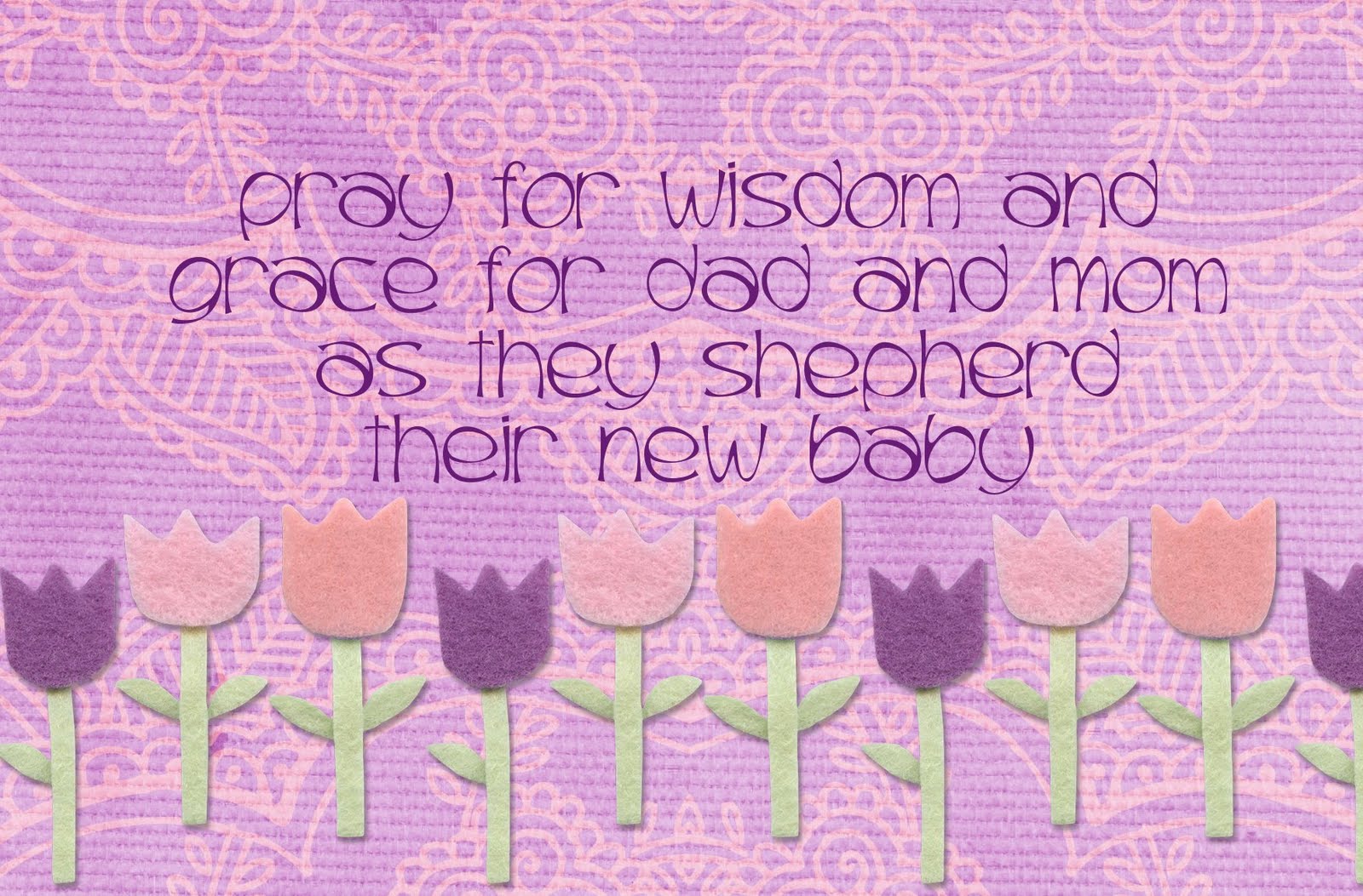 The Duty Chronicles Baby Shower Prayer Cards