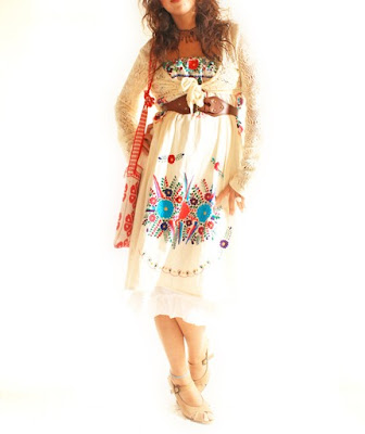 Shop Mexican Embroidered Dress