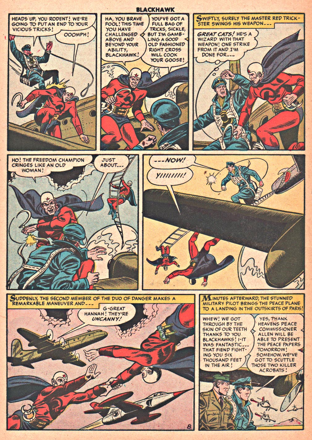Read online Blackhawk (1957) comic -  Issue #83 - 10