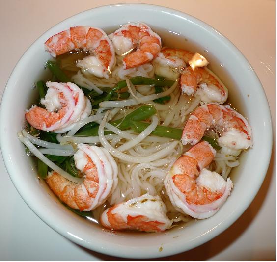 Amporn's Thai Kitchen Thai Small Rice Noodle Soup with Shrimp