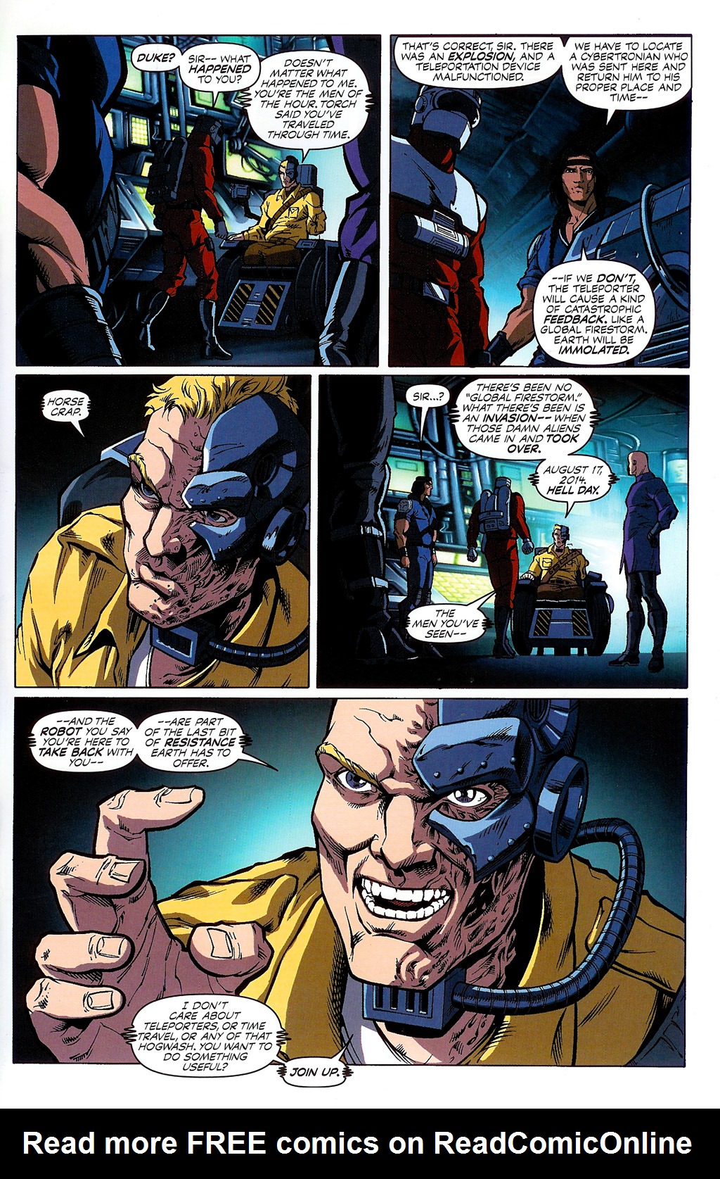 Read online G.I. Joe vs. The Transformers II comic -  Issue #3 - 8