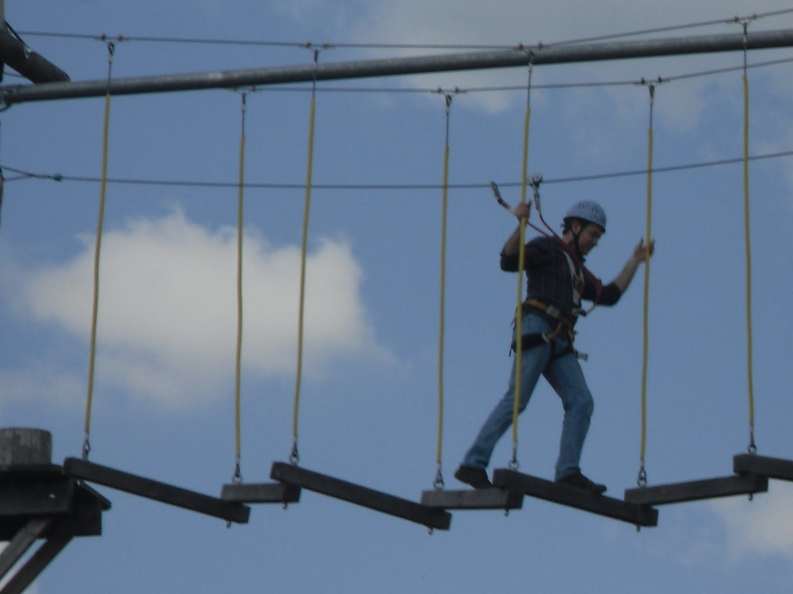Culinary Adventures in Europe: High Ropes Course in Nagold,Germany