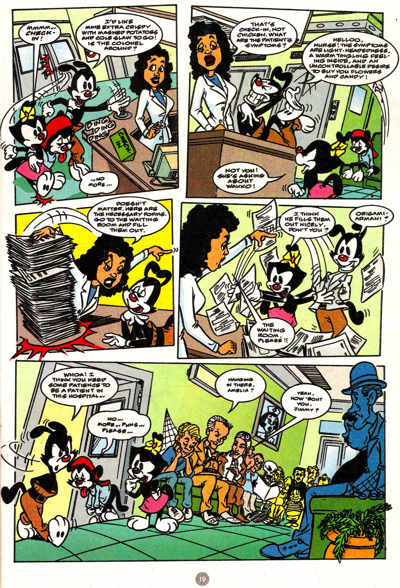 Read online Animaniacs comic -  Issue #21 - 21